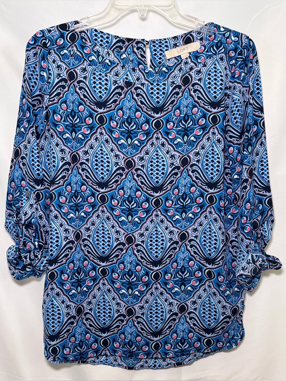 Loft Blouse Geometric Pattern